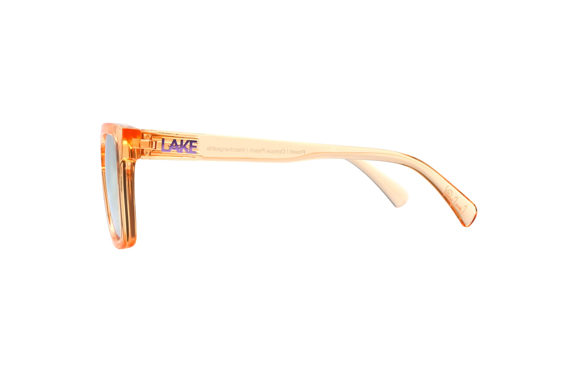 Powell Peach Polarized Sunglasses- Lake Sunglasses